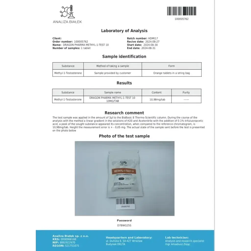 Methyl-1-Test 10 mg
